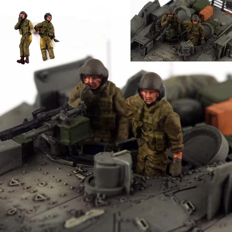 

1/72 Scale Turret 2 Soldier B Group Resin Model Suitable For Tank Settings Static Display Souvenir Gift