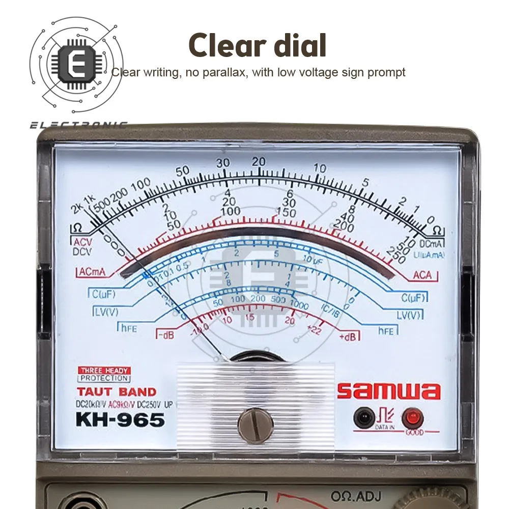 Needle Type Universal Meter Pointer Display Electrical Multimeters Voltage Current Resistance Tester AC DC