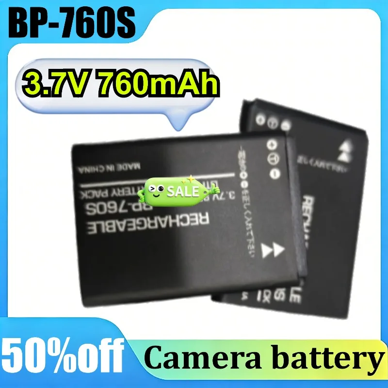 

2pcs for Contax BP-760S 3.7V 760mAh for I4R Camera Lithium Ion Battery