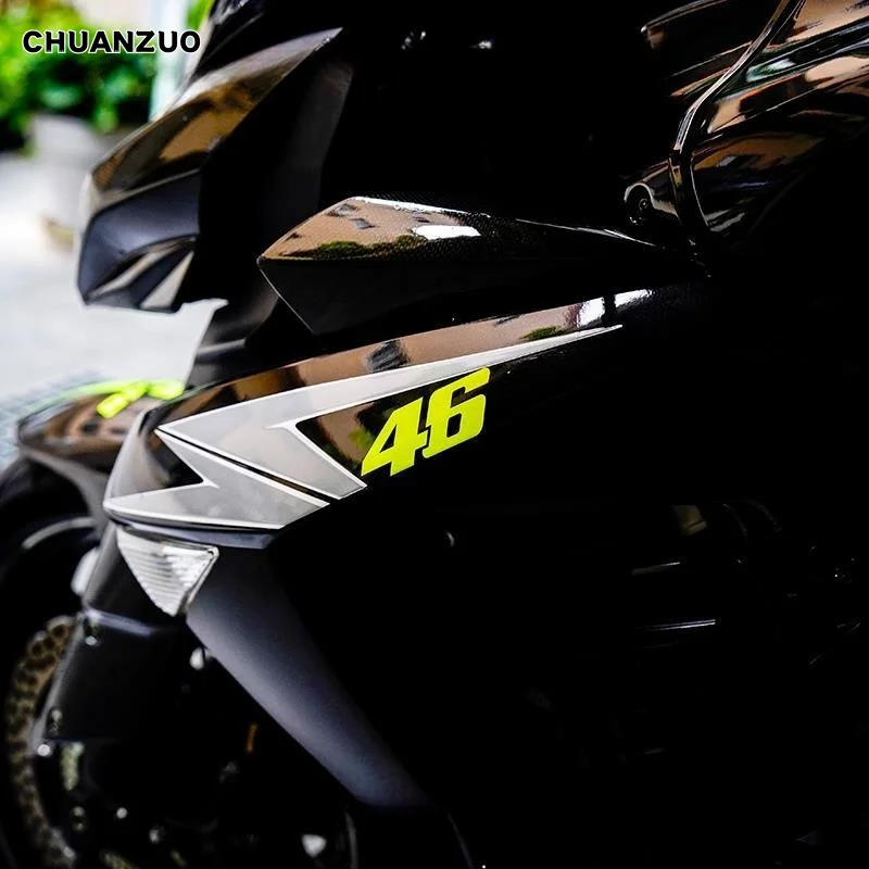 ROSSI PROJECT Motorcycle Reflective Stickers for Vespa PX Vespa GTS 125 150 200 300 GTS 300 Rally Decals Auto Body Stickers