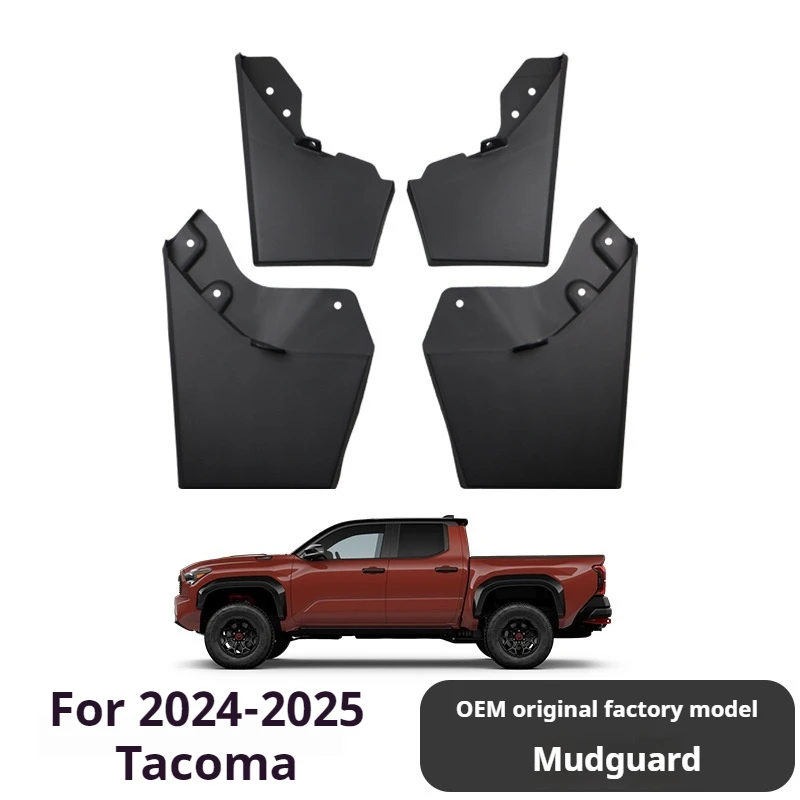 For Toyota 24-25 Tacoma original fenders, Tacoma Tacoma tires, mud flaps mud flaps fender flares