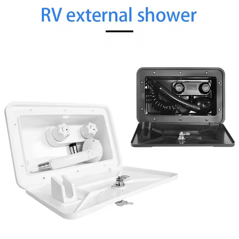 TYTXRV High Quality Outdoor RV Exterior Shower Box External Shower With Lock For Caravan