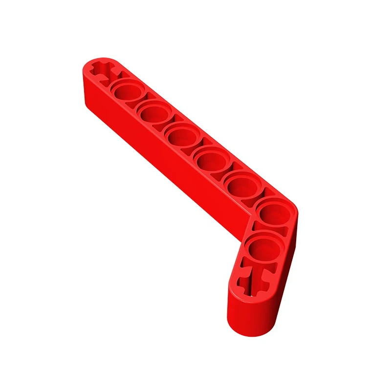 Gobricks GDS-674 Technical, Liftarm, Modified Bent Thick 1 x 9 (7 - 3)  compatible with 32271 pieces of children's toys