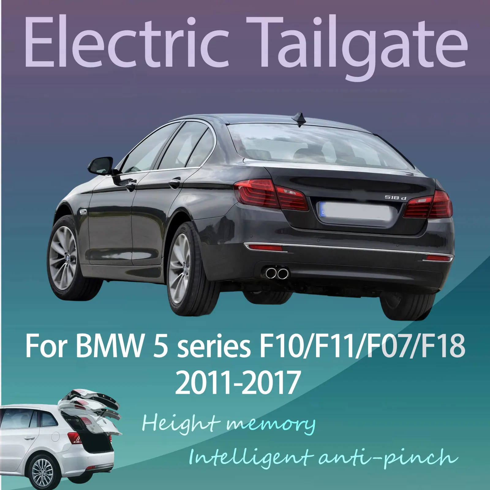 

For BMW 5 series F10/F11/F07/F18 2011-2017 Electric Modified Tailgate Intelligent Height Automatic Lifting Key-Controlled
