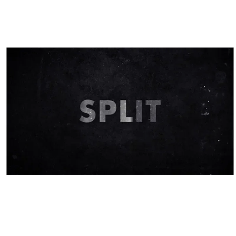 Split par EVM (DVD et Gimmick) tours de magie de rue gros plan accessoires de magie argent Magia scène Illusions magiques facture disparition apparaître