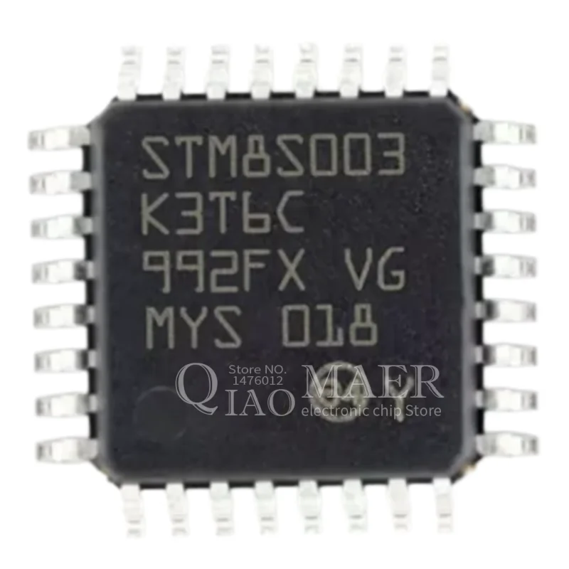 STM8S003K3T6C STM8S003K3T6 STM8S003 LQFP‑32 8‑Bit Microcontroller MCU 16MHz 8KB Flash New Original Integrated Circuit Electronic