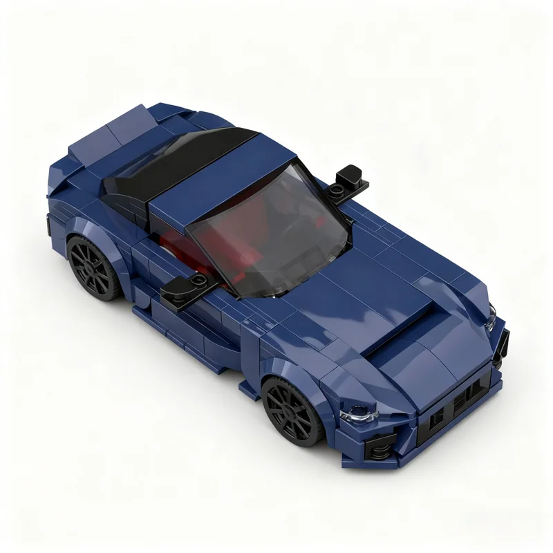 295 Uds. MOC Toyota GR GT ciudad campeones modelo arquitectura de bloques de construcción regalo de Navidad creativo juguete Idea educación ladrillo niños