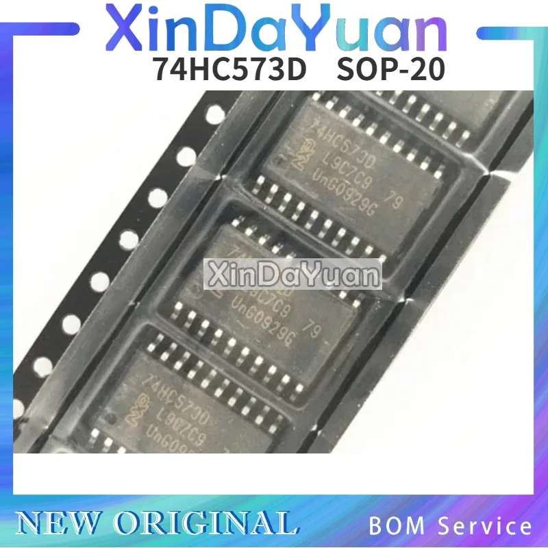 10 pcs 74HC573D 7.2mm SOP-20 IC Latch