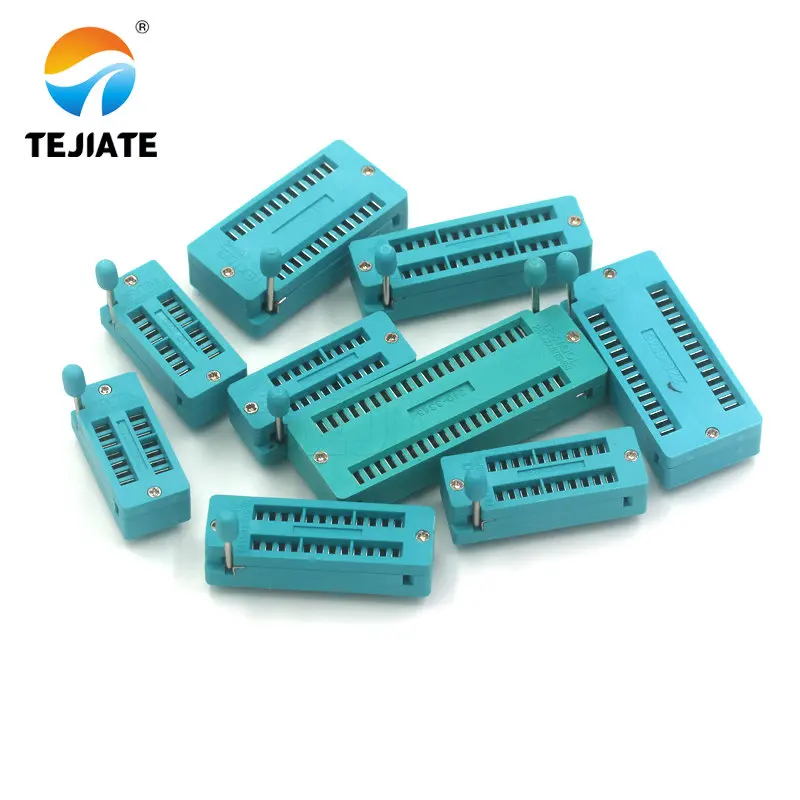 1PCS IC Locking Base Movable Socket Single Machine Chip 14/16/18/20/24/28/40P Test Pedestal