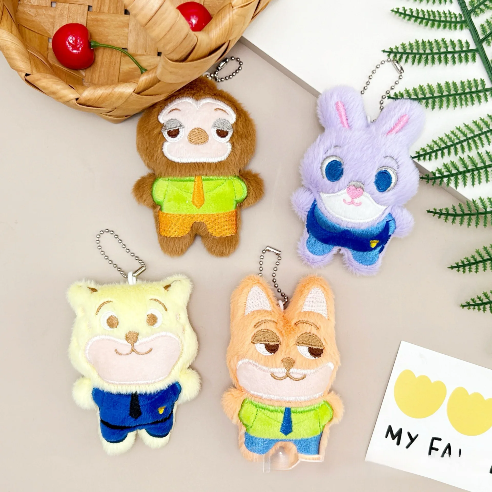 2026-شعبية Zootopia Judynik أفخم دمية قلادة عروسة كارتون حقيبة قلادة حزام صار #6