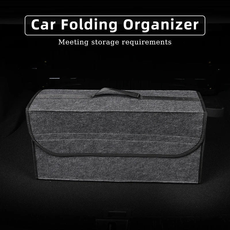 Car Trunk Storage Box Large Capacity Felt Tools Bag Accessories For Lexus IS250 IS200 CT200h GS300 LS430 RX450h LX570 IS300 ES R