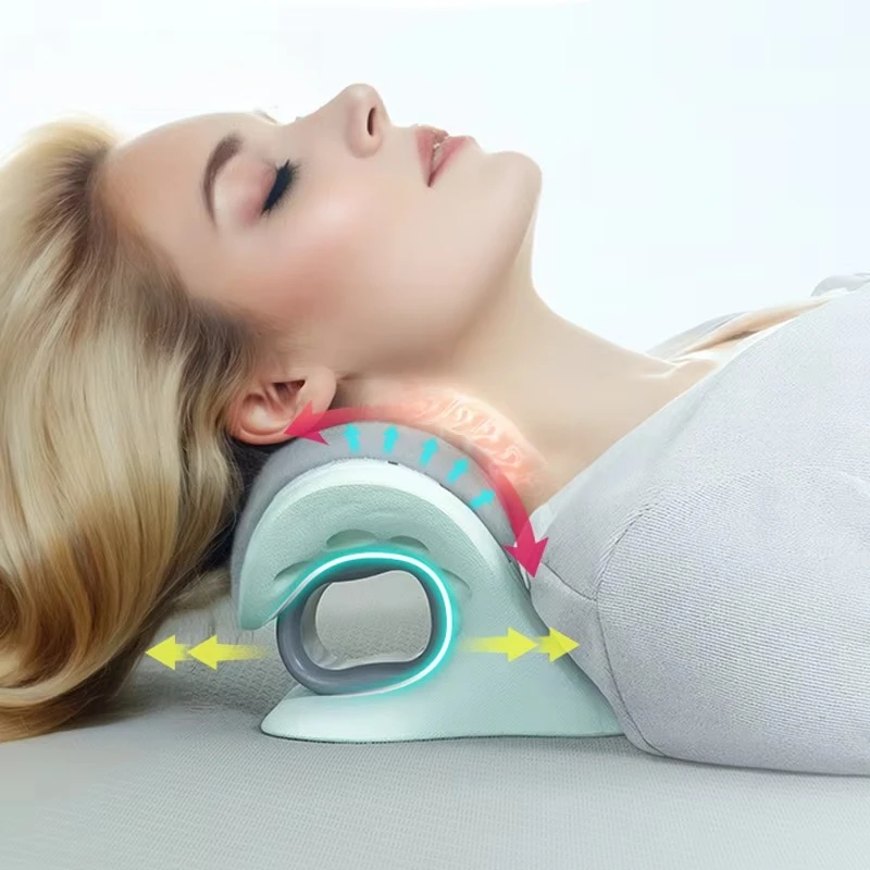 

Premium Orthopedic Neck Support Natural Gravity Traction Cervical Spine Alignment Deep Relaxation Neck Stretcher