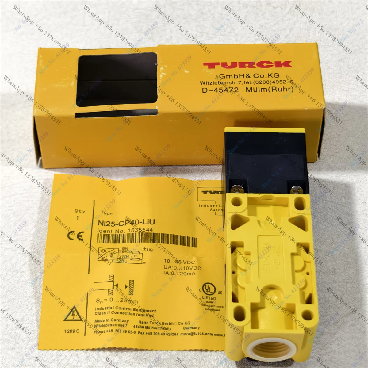 NI25-CP40-LIU  Turck  Proximity Switch  New High-Quality Sensor
