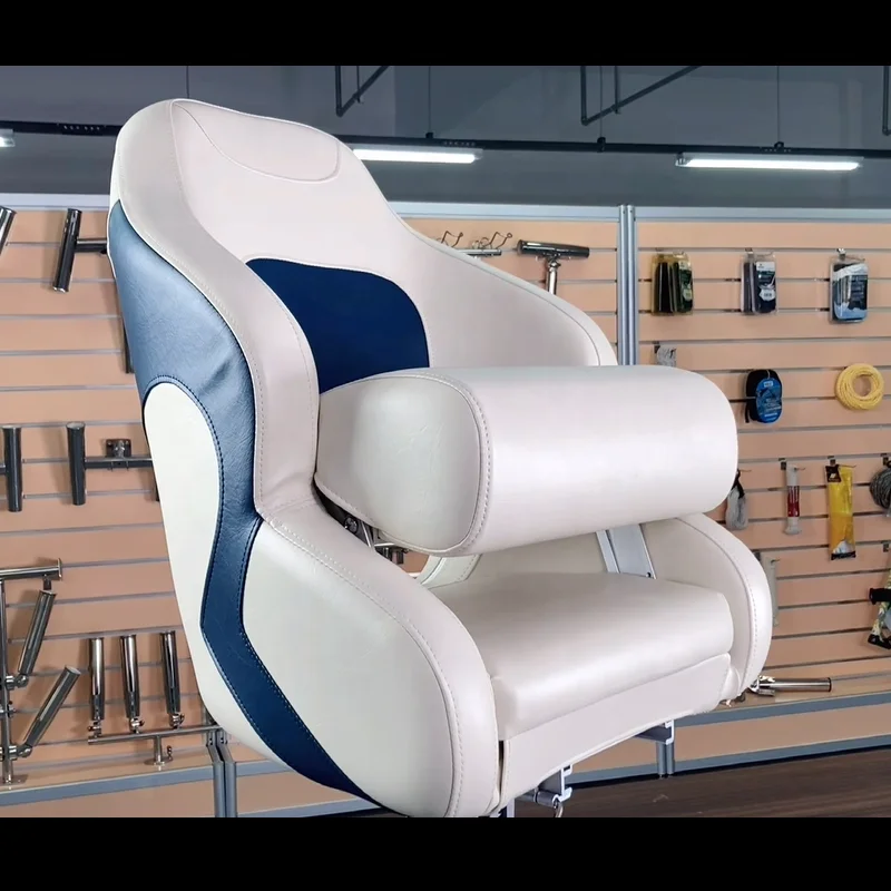 Allshine High Quality Stingray Sport Flip-Up Captain Chair Bucket Boat Seat 76x53.5x61cm