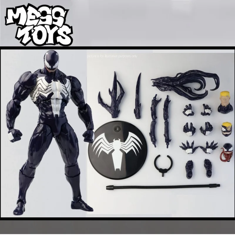 

MESS TOYS Marvel "Venom / Lethal Neighbor" Eddie Brock 1/12 Scale Action Figure Collectible Toy