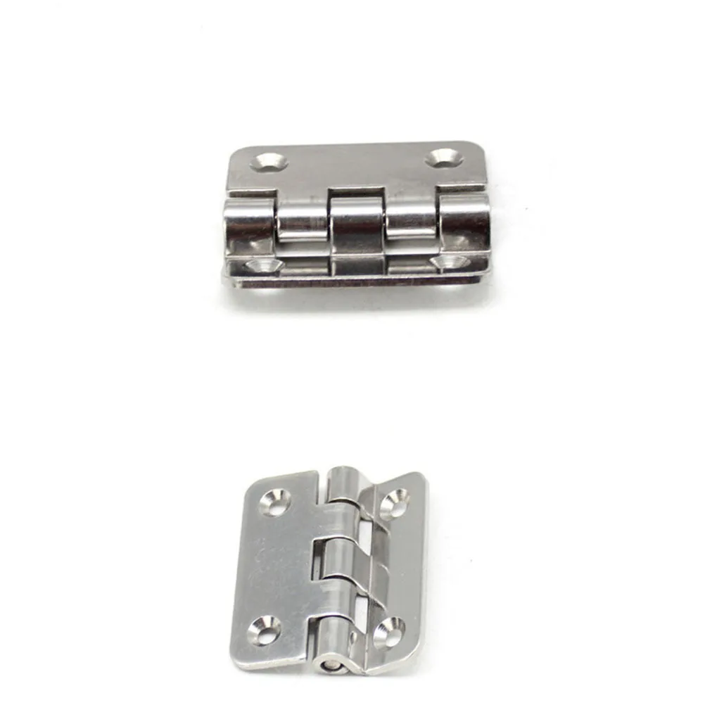 

2pcs 160 Degree Stainless Steel Hinges Thickened Square Door Loose-Leaf Flat Hinge Practical Silent Heavy Duty For Wooden Doors