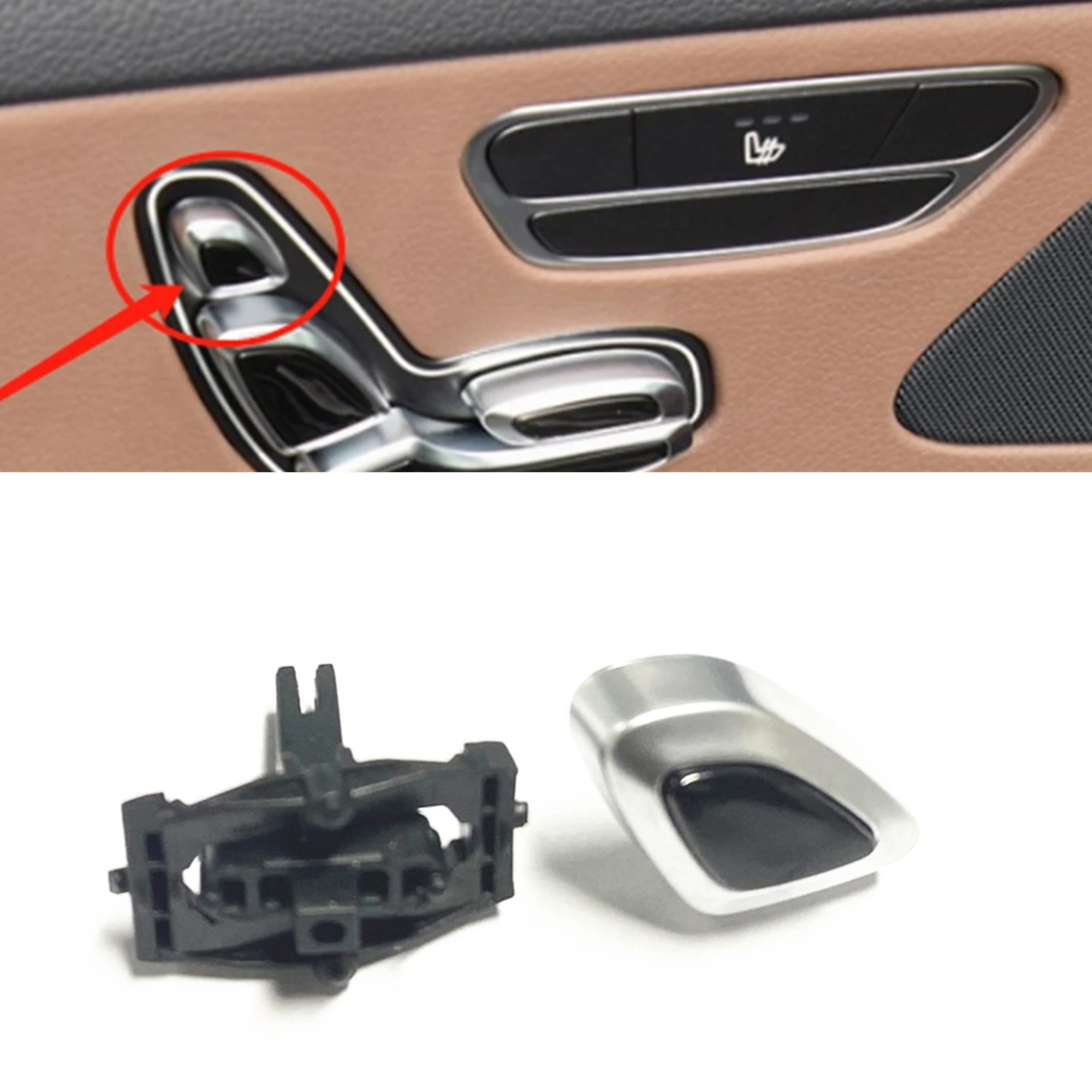 Interior Seat Pillow Adjust Button Switch Regulating Shaft Adjust Control Button For Mercedes Benz W222 W447 Maybach X222 C217
