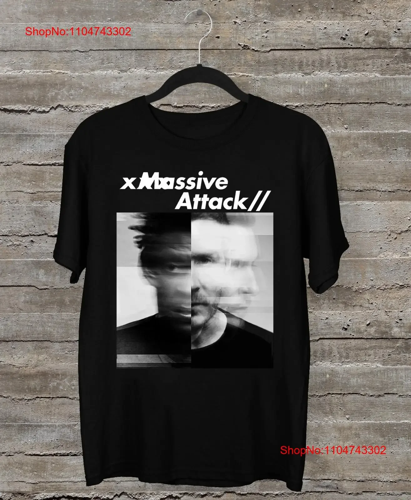 NEW Massive Attack 2025 Tour  Cotton Black All Size T Shirt AE409 vintage Washed Casual Comfortable Soft Versatile Stylish