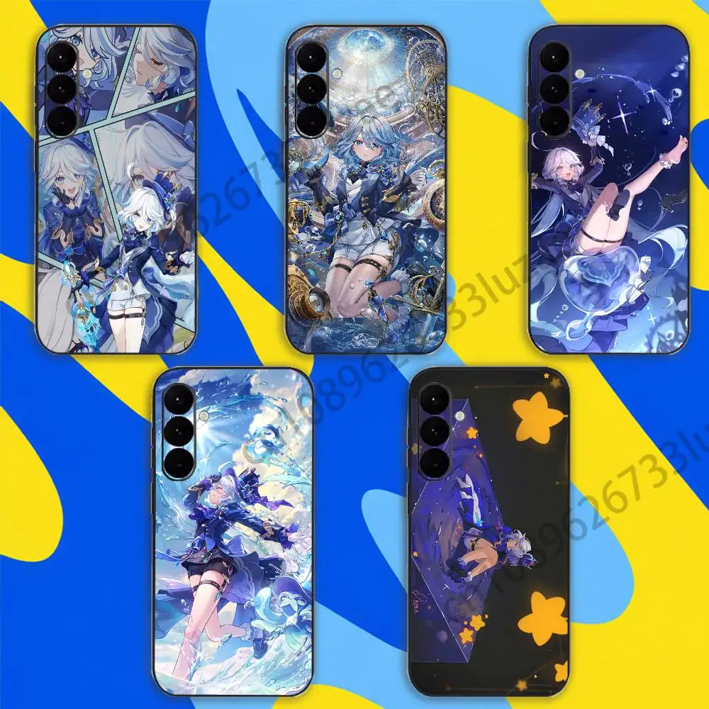 G-Genshin F-Furina  for Samsung Galaxy A70 A20 A21 A31 A51 A71 A22 A52 A72 A13 A23 A33 A73  Protection Back Cover