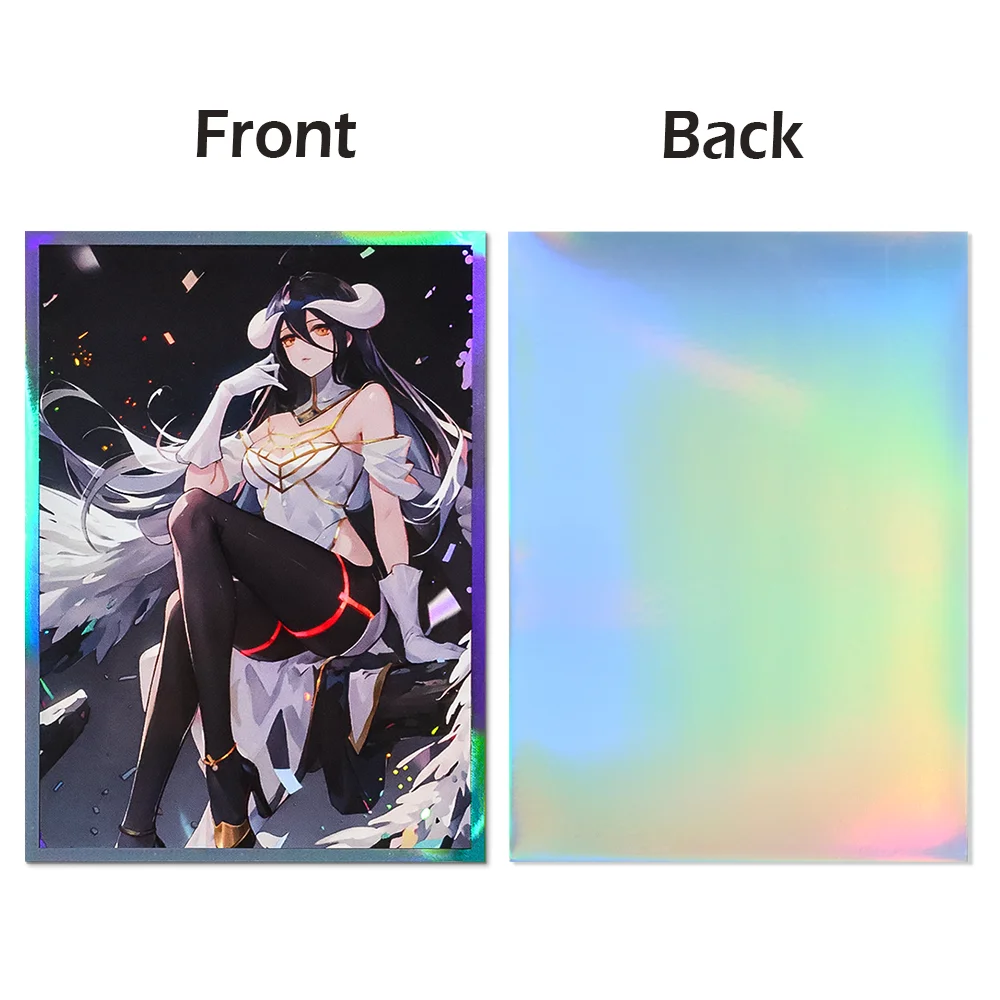 67 × 92 มม.120PCS Albedo ใหม่อะนิเมะการ์ดเกมกระดานการ์ด Protector การ์ด PTCG SHIELD การ์ดสําหรับ MGT การ์ด