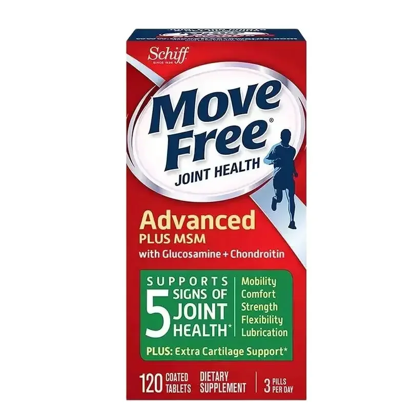 Move Free, Schiff, Joint Health, Advanced Plus MSM, 120 Coated Tablets, Glucosamine Hydrochloride, Chondroitin Sulfate