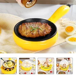 Electric Egg Omelette Cooker Eggs Boiler Food Steamer Steak Non-stick Frying Pan Multifunction Pancake Fried  Breakfast Machine