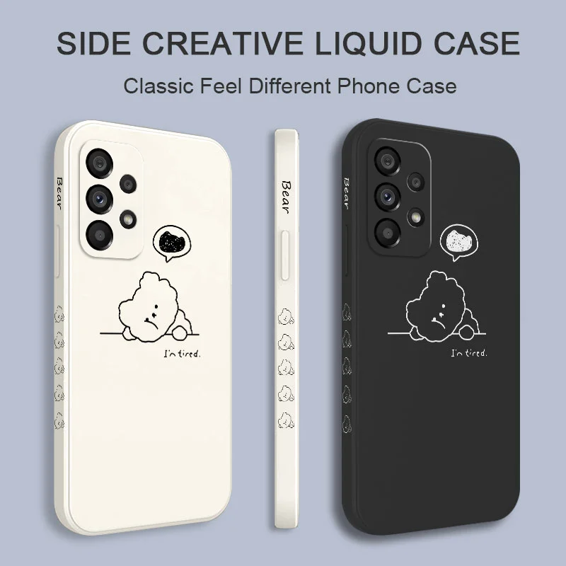 Thinking Bear Case For Samsung A56 A36 A26 A16 A06 A54 A34 A14 A15 A25 A35 A55 A24 A73 A53 A33 A23 A13 A72 A52 A32 A12 A22 5G