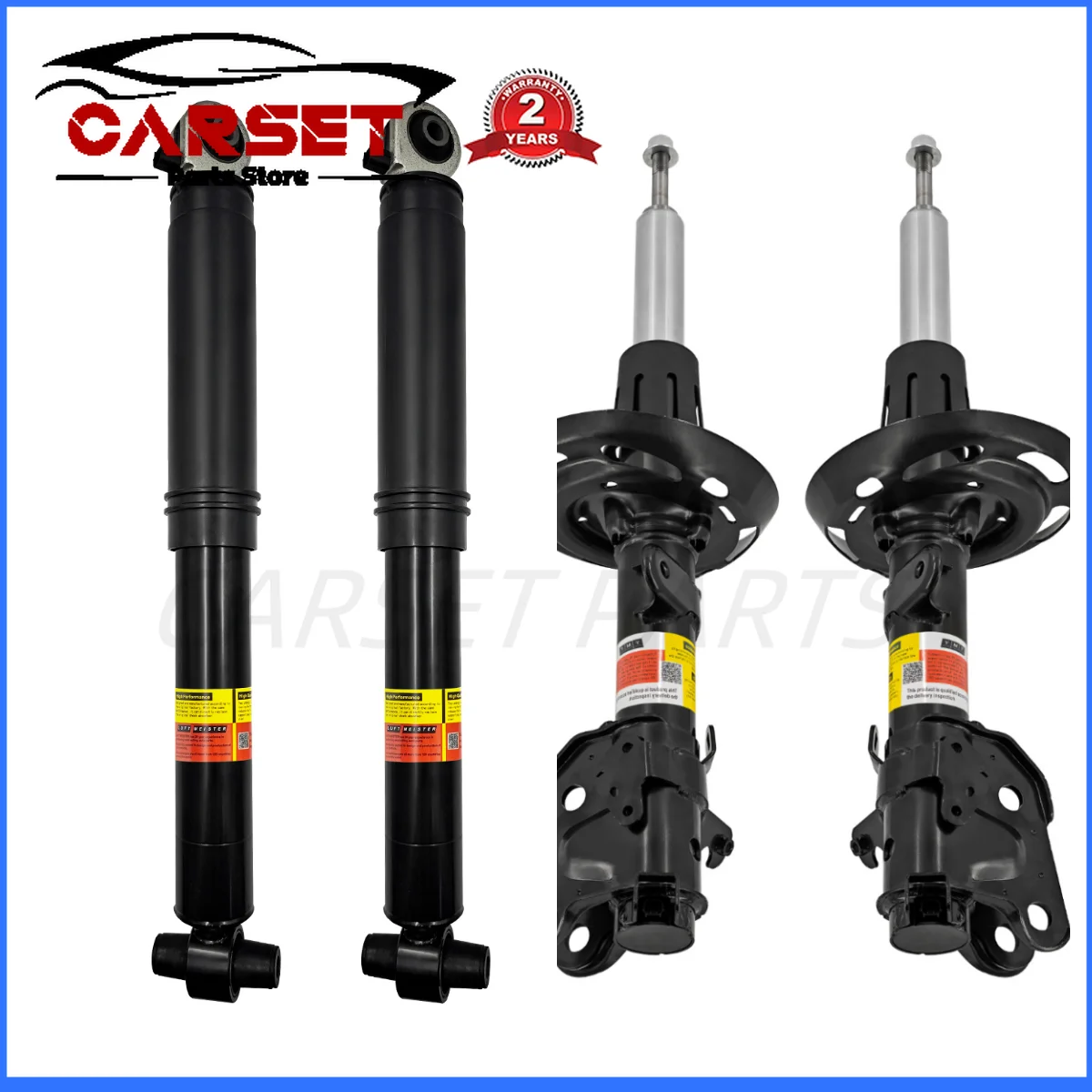 NEW 4pcs Front Rear ELECTRONIC Shock Absorbers For ACURA MDX ZDX 2010-2013 51606-STX-A59 52610-STX-A55