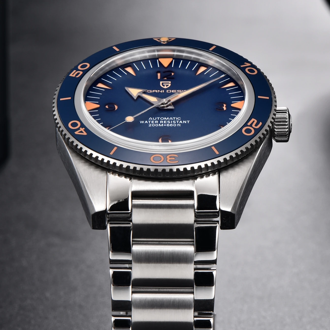 2023 New PAGANI Design 41mm Men\'s Automatic Mechanical Watch Classic Retro 200m Waterproof Business Sports Watches Reloj Hombre