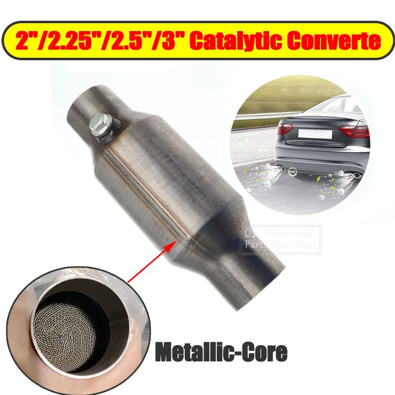 

Universal 200 Cell High Flow Metallic-Core Honeycomb Exhaust Filter Race Catalytic Converter " Euro1 High Performance Sport