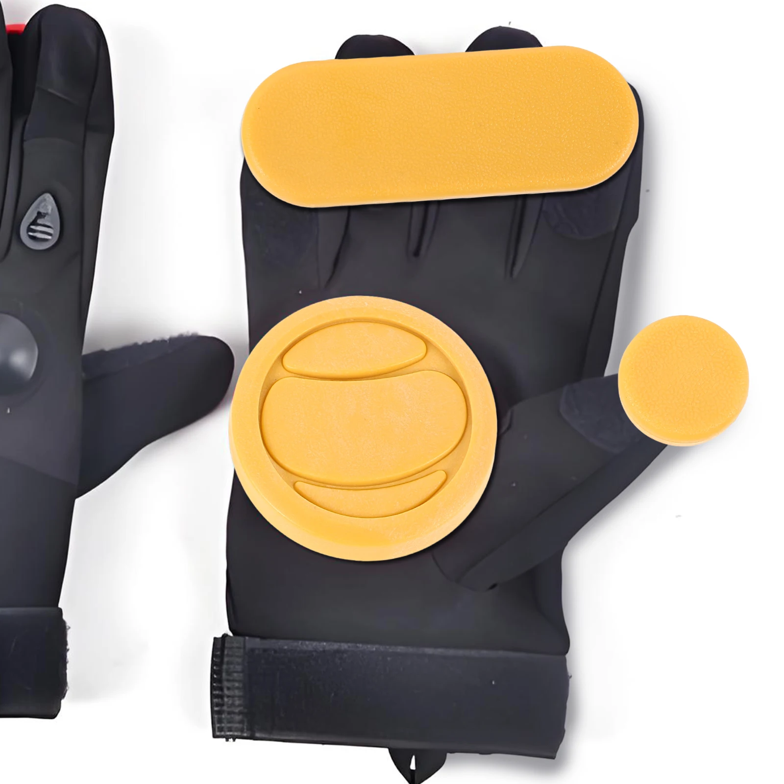 

6pcs Skateboard Anti Slip Handle Handguard Roller Skating Accessories Ergonomic Slider Gloves Durable Fit Longboarding Downhill