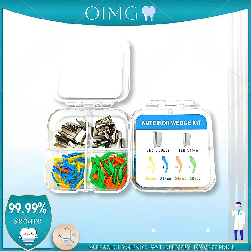 

Anterior Dental Matrix Bands & Wedges Kit Sectional Matrix System Autoclavable Anterior Teeth Restoration Dentist Supplies