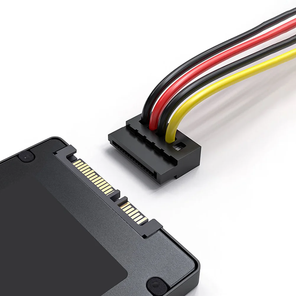 

Universal Power Cable For 2.5Inch 3.5Inch Ssd Optical Drive 5V 2A 12V 2A Dual Output Thickened Tinned Copper Core Power