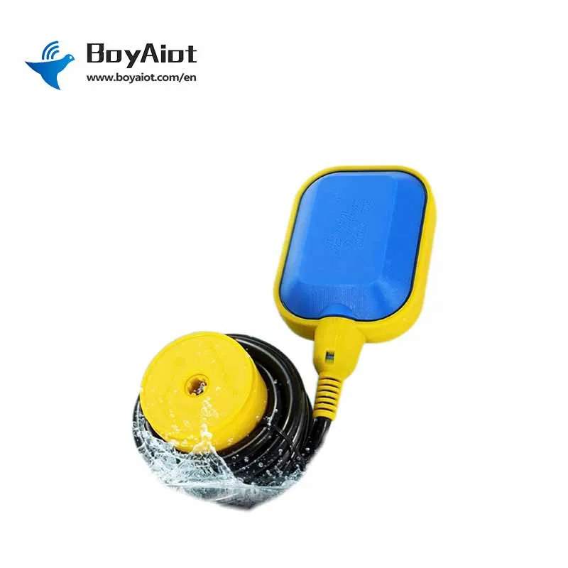 BoyAiot IP65 PP-materiaal vlotterschakelaar, zilverlegering contact voor automatische pompbediening, watertankniveauregeling, vlotterschakelaar