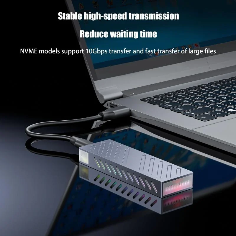 maveraCCA12 Vauum.2 NVMe SSD Custodia adattatore USB C 3.1 Gen2 10Gbps a NVMe PCIe Scatola esterna per 2230/42/60/80 M2 M-Key NVMe SS