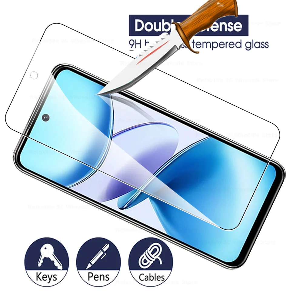 For Infinix Smart 9 Glass 2IN1 Camera Lens Protective Tempered Glass InfinixSmart 9 Smart9 4G 6.7 inches Screen Protector Films