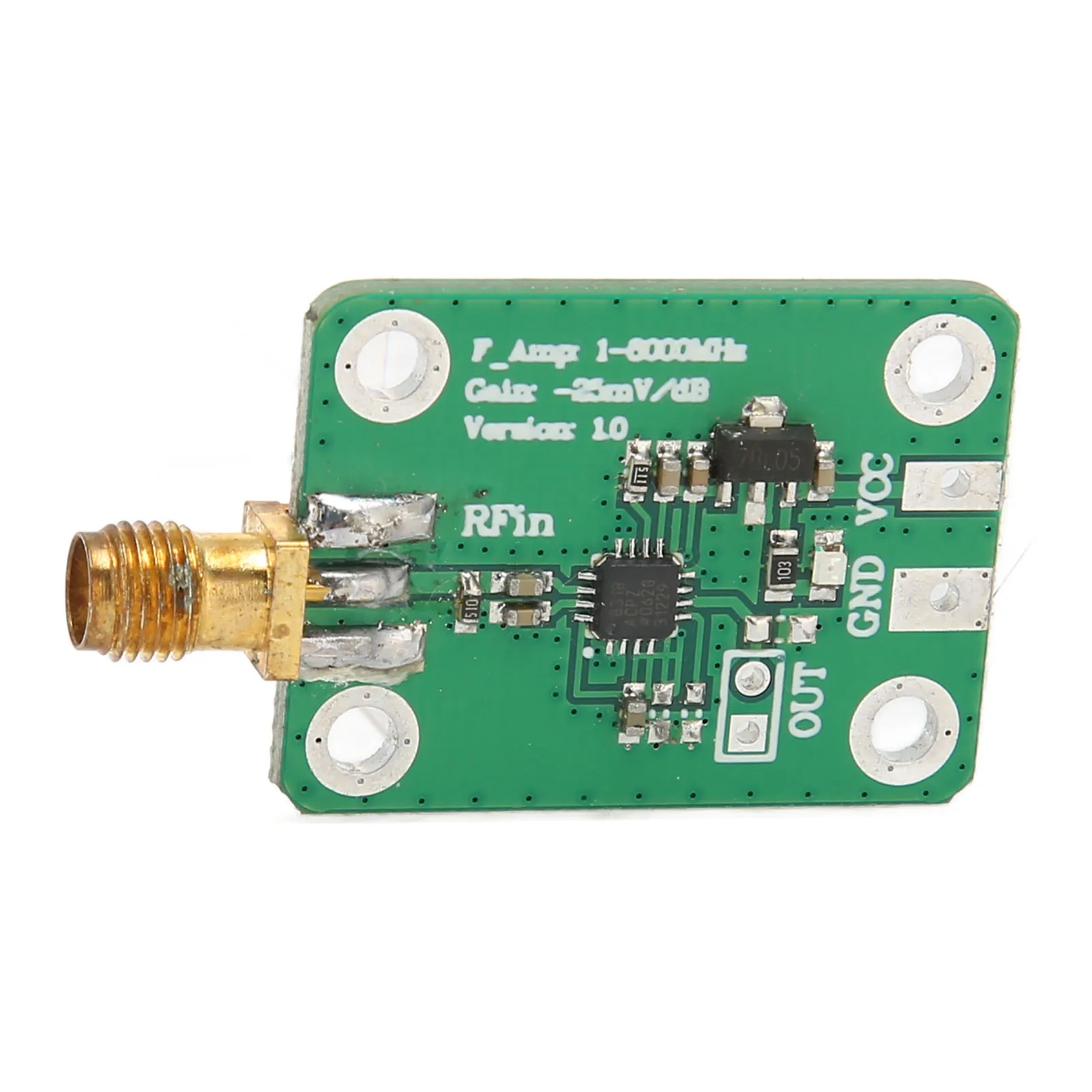 Ondersteuning voor logaritmische detector Automatisch gebruik RF-vermogensmeter Plug and Play Groot dynamisch bereik AD8317-chip voor signaalvermogensmeting