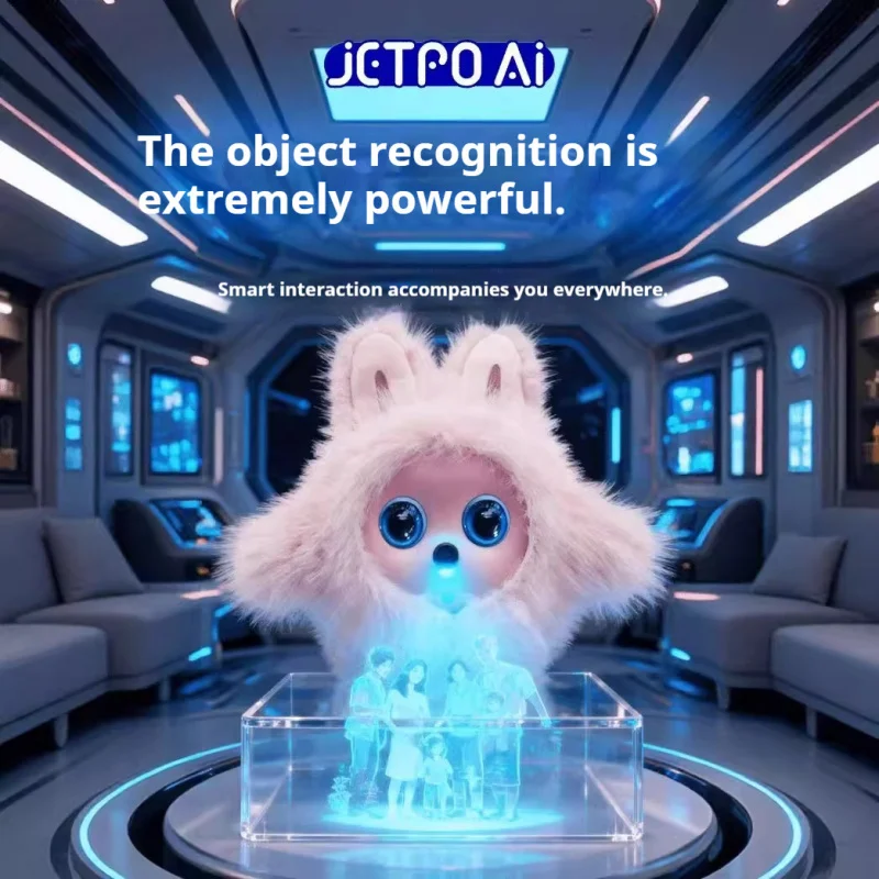 AI Desktop Pet Robot Compagno Interazione genitore-figlio, capacità di dialogo intelligenti Peluche a comando vocale.