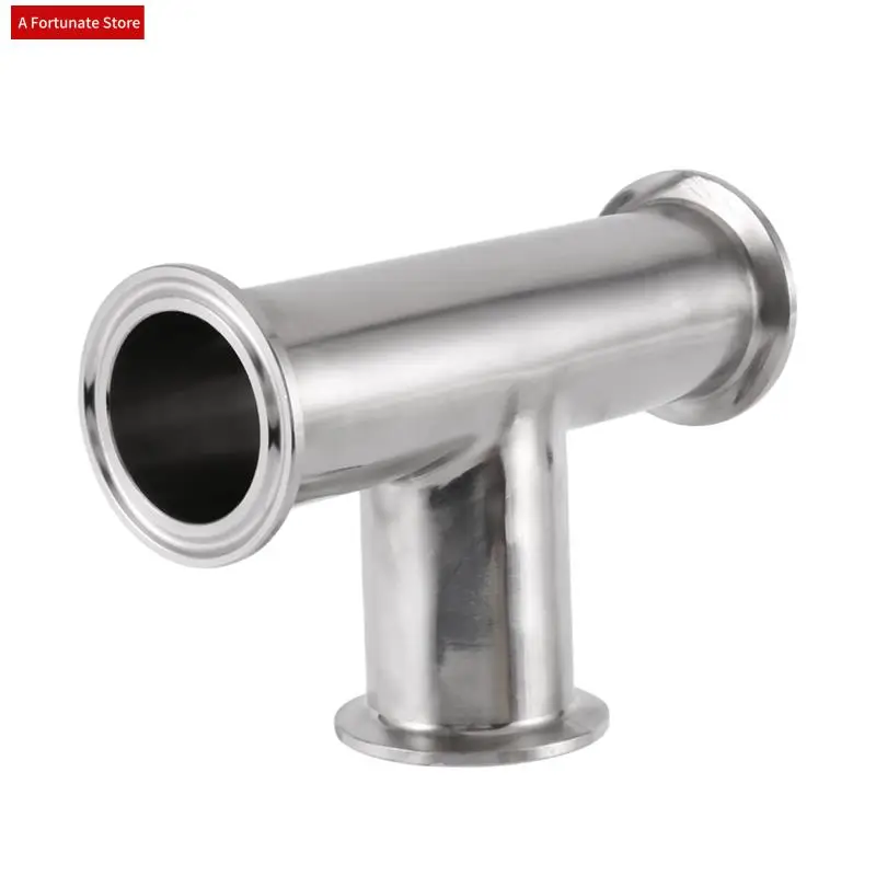 

2 Pcs 1.5Inch 38Mm Sanitary Tri Clamp 3 Way Tee 304 Stainless Steel Sanitary Ferrule Tee Connector Pipe Fitting-A78G