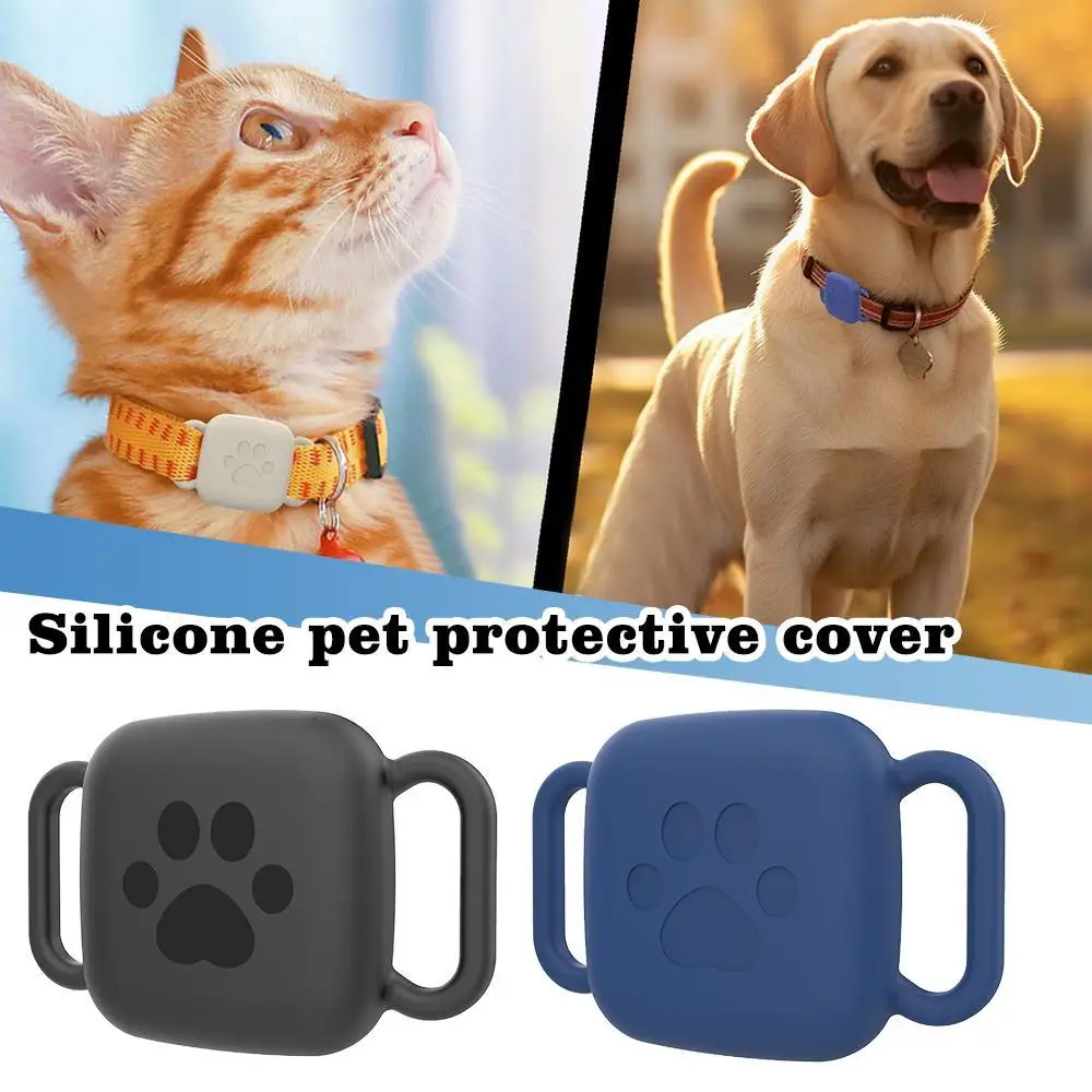 Silicone Protective Case For Tile Mate2022/2024 Pet Collar Location Tracker Anti-Scratch Anti-Lost Device Cover Sleeve Bumper