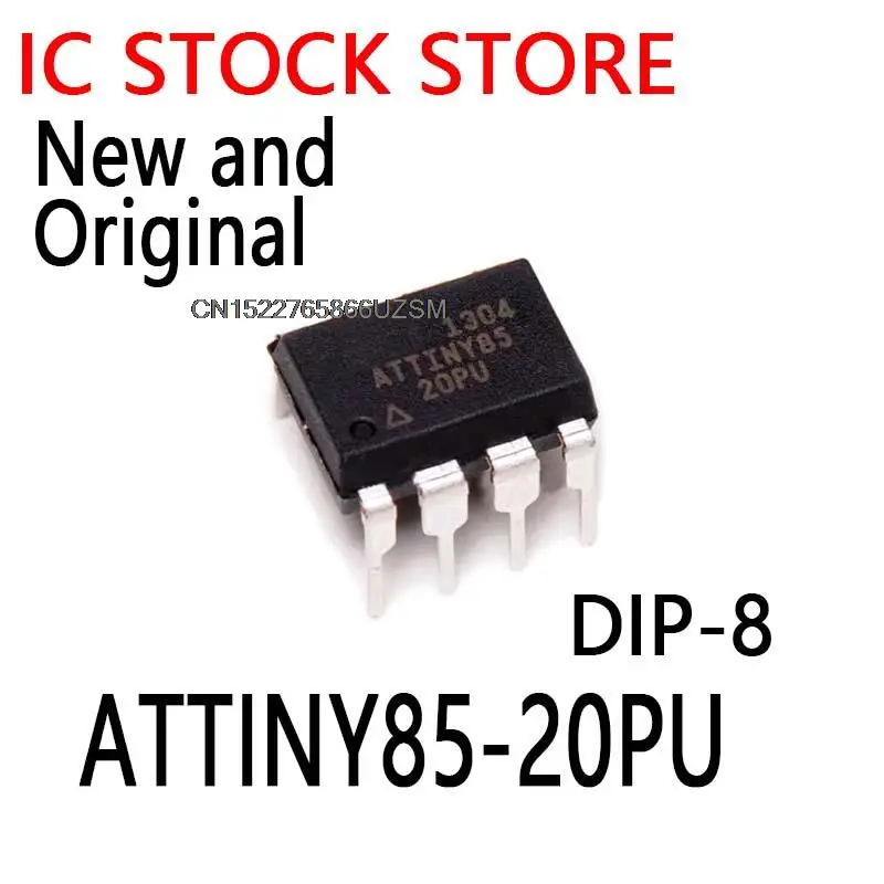 

10PCS New and Original DIP-8 ATTINY85 85-20PU ATTINY85-20 ATTINY85-20PU
