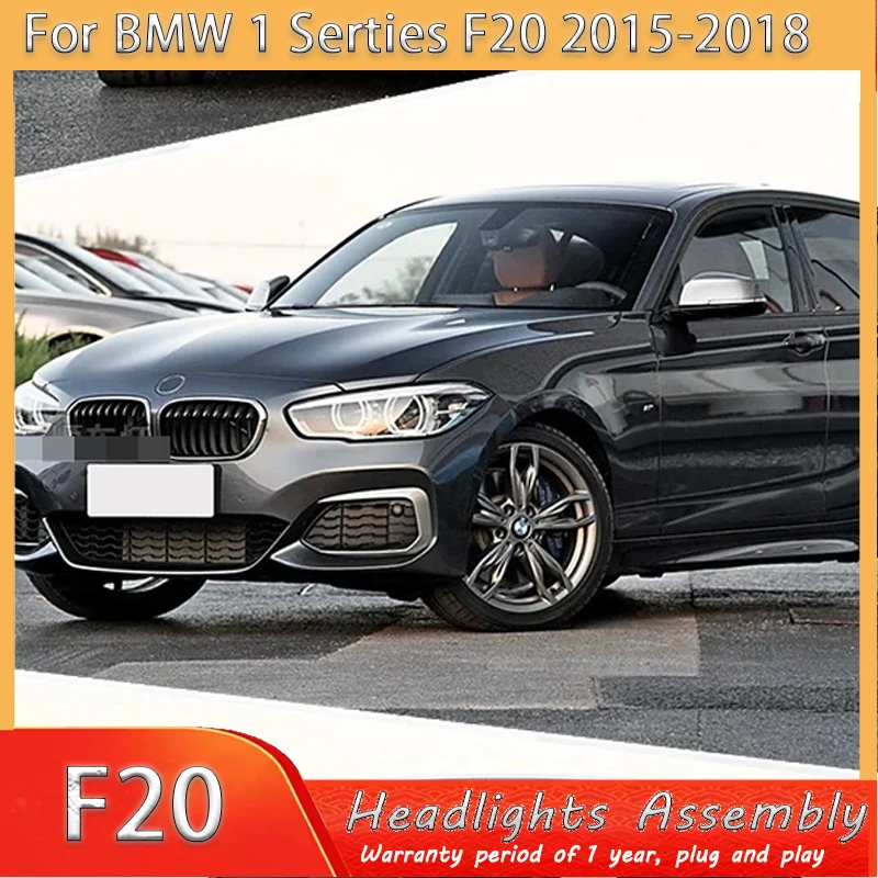 

Car Accessories for BMW 1 Series F20 Headlights Assembly 2015-2018 New Upgrade to High-Matching Full LED Headlight Plug and Play