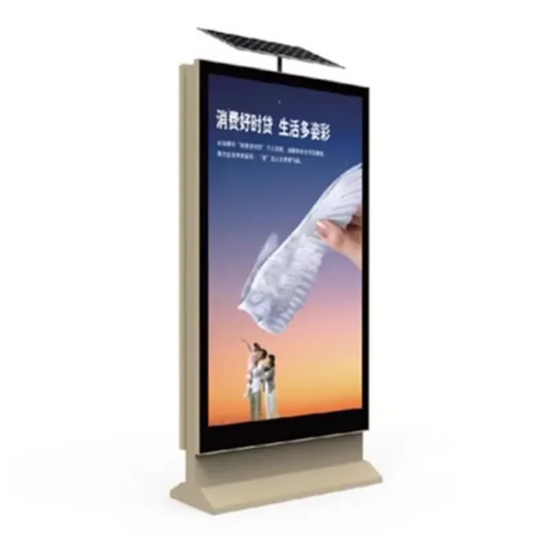 

Solar wall hanging light box billboard outdoor solar rolling light box solar light box production wall hanging