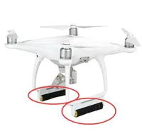 Tall Extended Landing Gear Skid Stabilizers Extender for DJI Phantom 4 Quadcopter RC Drone Heightened with Damping Pad