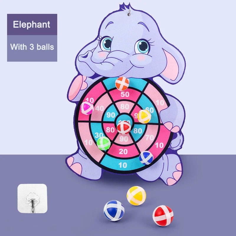 교육 게임 다트 보드 아기 장난감 Stickey Ball 다트 실내 스포츠 어린이 몬테소리 게임 3 ~ 7 년