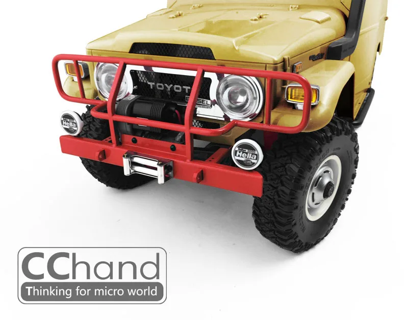 Metal Rear Bumper for RC4WD 1/10 Gelande II Cruiser/FJ40 cchand
