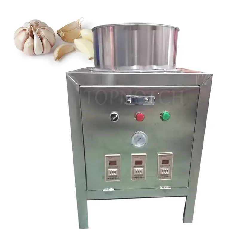 Small Electric Commercial Stainless Steel Dry Garlic Peeling Peeler Machine 150Kg/H