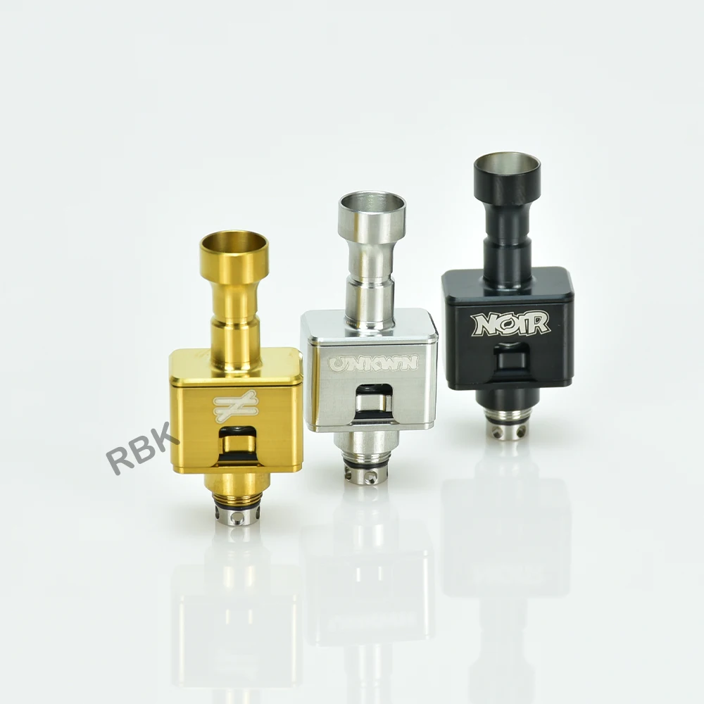 Imagem -05 - Unkwn um Estilo Unreal Rba Vape Boro Tanque Boleto bb e Boro Tanque 316ss Rba Pro