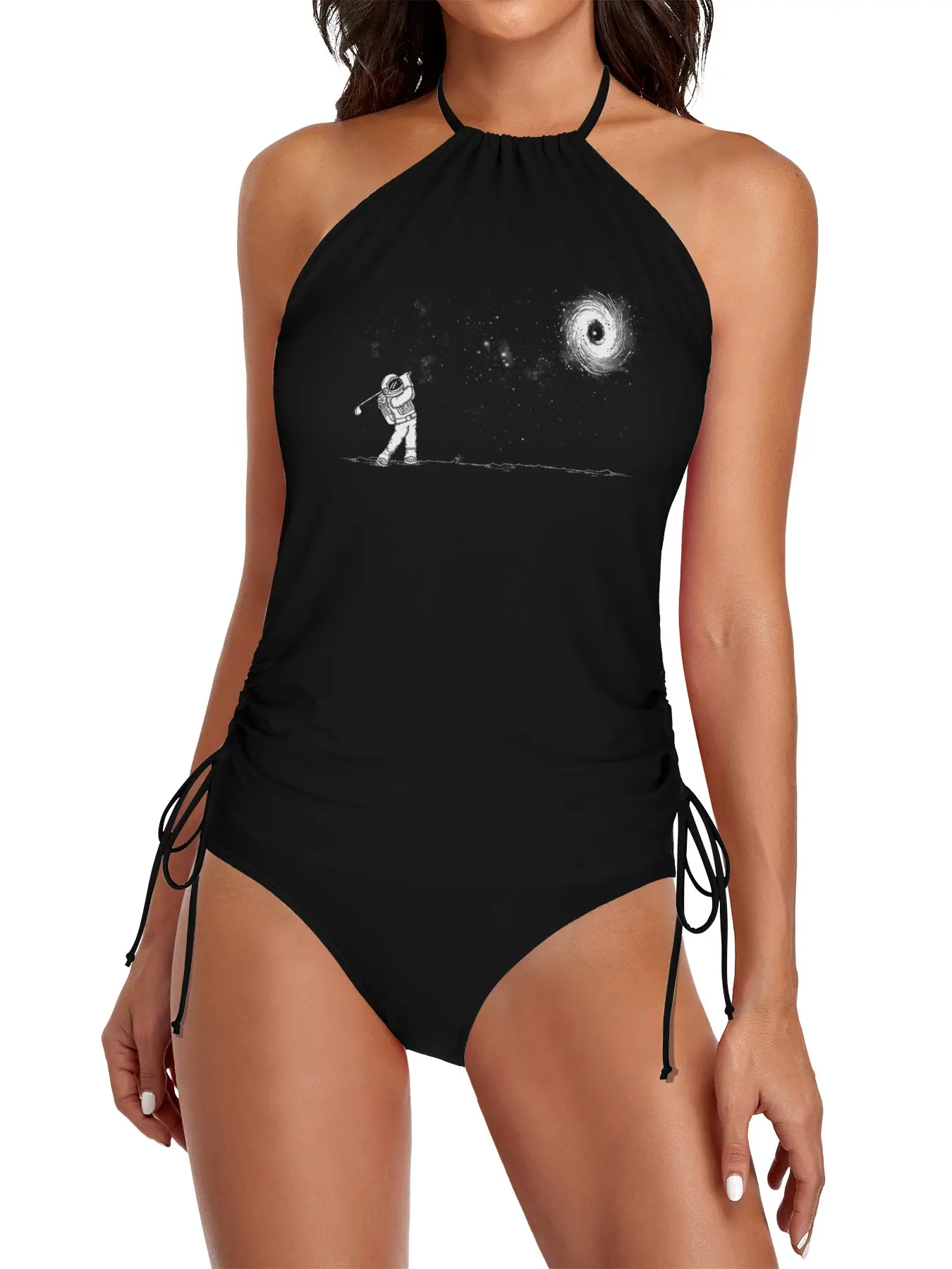 

Black Hole In One Split Swimsuit Set beach wear 2025 Bikini swimsuit women's beach clothing 2025