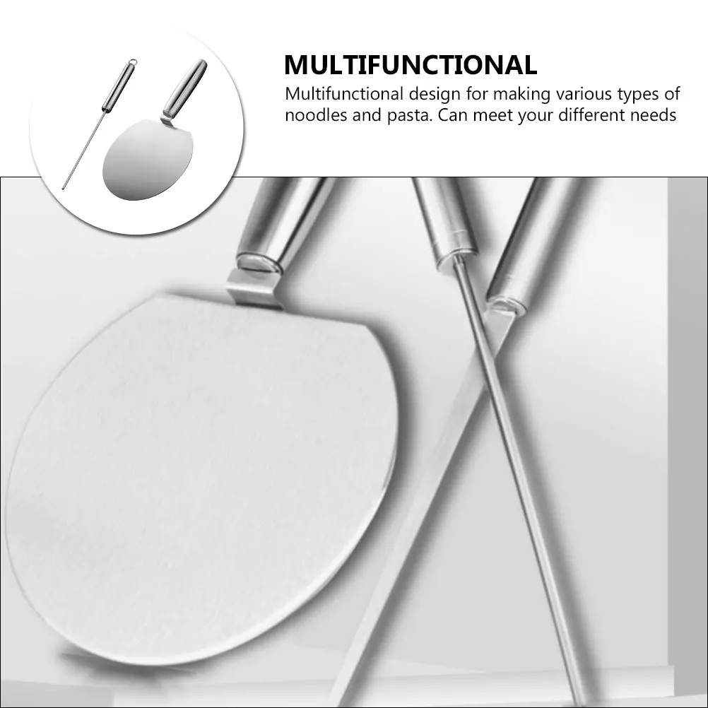 

1 Set Stainless Steel Making Tray With Stick Multifunctional Pasta Tool Lightweight Portable Kitchen Utensils Corrosion